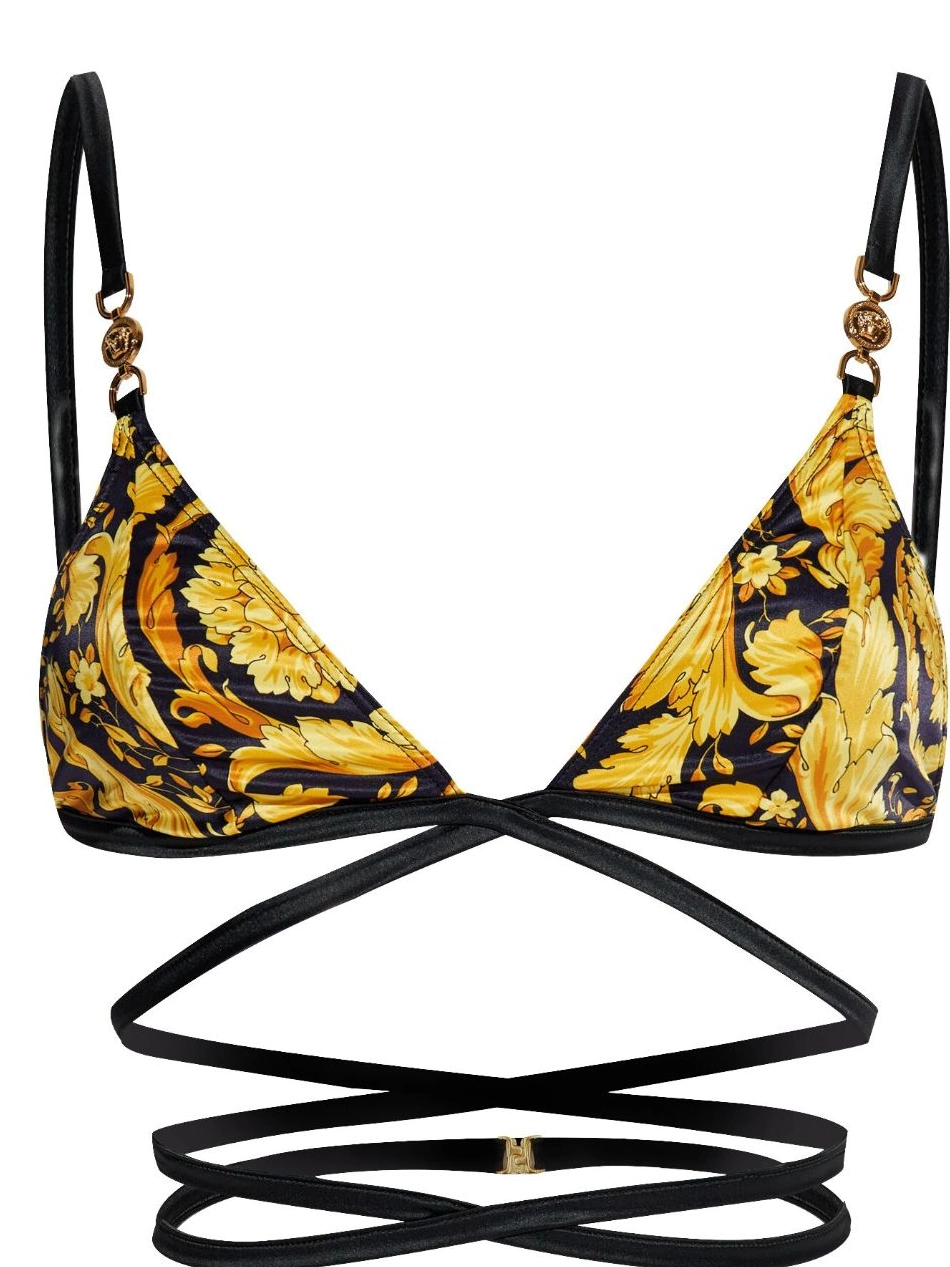 Versace top Women cropped Barocco-print 0706